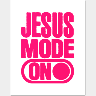 JESUS MODE Posters and Art
